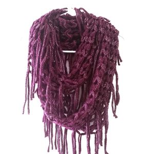 NWOT Megenta Infinity Scarf